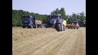 New Holland T7290  BigBaler 1290 Plus  Széna Bálázás 2018 [upl. by Stieglitz]