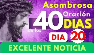 cuaresma DÍA 20🛐 EXCELENTES NOTICIAS Jer 2911 Asombrosa oracion de los 40 días💜 [upl. by Yona]