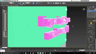 Creating signs in 3DS Max [upl. by Leummas]