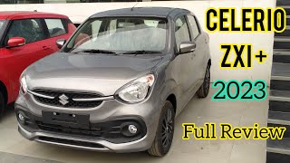 Maruti CELERIO ZXI Plus 2023🔥 Features Price interior exterior Full Review ❣️ CELERIO 2023🔥 [upl. by Kcod940]