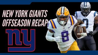 The New York Giants Back in Contention for the Division  Giants 2024 Offseason Recap [upl. by Avevoneg]