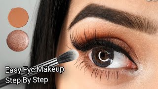 Easy Long Lasting Eye Makeup Tutorial with 2 Eyeshadows [upl. by Harle]