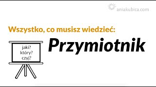 Przymiotnik i jego odmiana [upl. by Ittam]