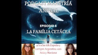 PODCAST MAESTRÍA ANIMAL EPISODIO 8 LA FAMÍLIA CETÁCEA [upl. by Yelyak]