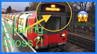 Very Rare Charing Cross Bound Jubilee Line 96123 Train With Wheelslip [upl. by Aver]