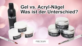 Was ist der Unterschied zwischen Gel und Acrylnägel Kurz und knapp erklärt [upl. by Ehtnax]