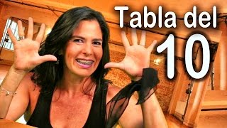 Canción de la tabla del 10  Las Tablas de Multiplicar al Estilo Urbano  Videos Educativos [upl. by Rehpotsihc]