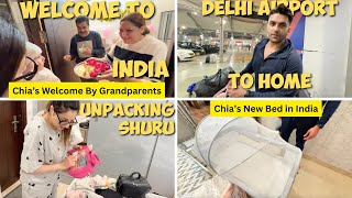 WE ARE IN INDIA 🇮🇳 Dada Dadi Ne Kiya Chia Ka Welcome ❤️ [upl. by Annaes597]