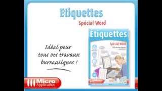 Étiquettes Spécial Microsoft® Word [upl. by Joerg]