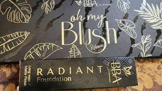 Beauty by Amna Radiant Foundation 02 ivoryand blush palette [upl. by Beutner]