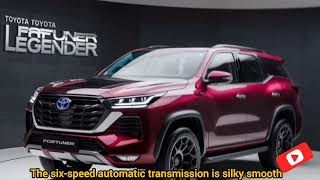 Toyota Fortuner legender 2024 Speed star powerful SUV comfortable drive luxury drive SUV 2024 [upl. by Gabriellia249]