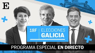 Así fue la noche electoral en Galicia resultados de las Elecciones del 18F  EL PAÍS [upl. by Elyagiba]