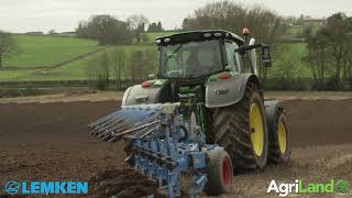 The Lemken ISOBUS plough in action [upl. by Rusert508]