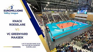 Knack Volley Roeselare vs VC Greenyard Maaseik [upl. by Des]