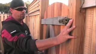 GATEINABOX Demo Video How To Install Fence Gate Hinges [upl. by Dream]