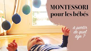 Montessori pour les Bébés  à quel âge commencer [upl. by Gausman82]