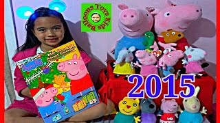 Peppa Pigs 2015 Christmas Advent Calendar Peppa Pigs 24 Chocolate Surprise Kids Balloons and Toys [upl. by Pamella]