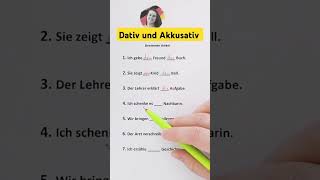 Dativ und Akkusativ  Bestimmte Artikel  Learn German  German for beginners [upl. by Ailssa930]