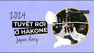 🇯🇵 Japan Vlog Onsen ryokan ăn cơm mẹ Nhật nấu ngủ và tuyết rơi ở Hakone ❄️ ☃️ 🍱 🫕 🍵 [upl. by Dleifniw]