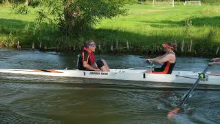 Camb Vets W1 bumping Champs W1 Division 2 Friday Cambridge Town Bumps 2024 slow motion [upl. by Aiekram]