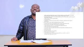 New Testament Theology by Pastor Tesfaye T Part 2 [upl. by Htebasil736]