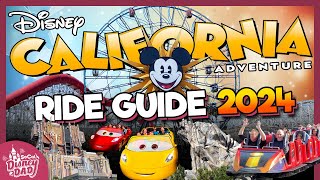 Disney California Adventure Rides 2024  EVERYTHING You Need to Know [upl. by Busby]