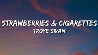 Troye Sivan  Strawberries amp Cigarettes Lyrics [upl. by Bilat]