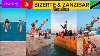 BIZERTE TUNISIA amp ZANZIBAR TANZANIA WATER GAMES [upl. by Bowyer]