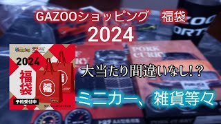 GAZOOショッピング福袋2024 大当たり間違い無し！？ ミニカー、雑貨等々 [upl. by Hniv]