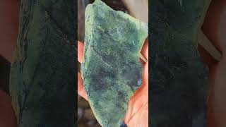 Cutting Applegate Jade  Rockhounding Oregon [upl. by Noxas483]