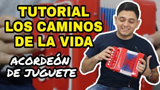 Los caminos de la vida Tutorial acordeón teclas acordeon vallenato cumbia [upl. by Phox]