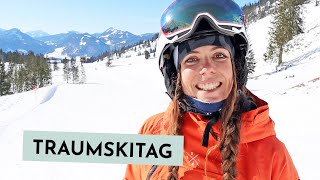 Neuschnee in OberstdorfKleinwalsertal Skifahren in Deutschland und Österreich [upl. by Lavina527]