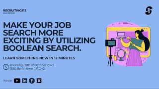 Recruiting112  Using Boolean Search for Your Job Search [upl. by Atat]