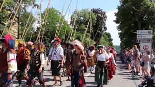 Festumzug Burgfest Burghausen 2017 [upl. by Ecnaiva]