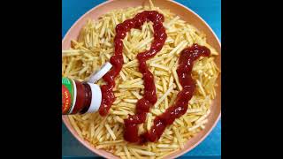 eat Shoestring Potatoes with Ketchup [upl. by Meekahs]