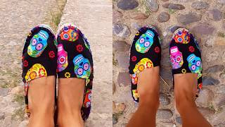 🇲🇽 DIY ESPADRILLES  YES YOU CAN🇲🇽 MEXICO MUY NICE 🇲🇽 AROUND THE WORLD IN 80 ESPADRILLES EP 1 [upl. by Reagen229]