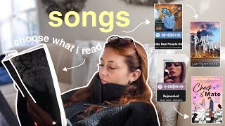 reading books from songs they relate to 🎵📚🎧 [upl. by Adabelle]