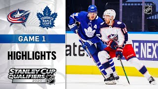 NHL Highlights  Blue Jackets  Maple Leafs GM1  Aug 2 2020 [upl. by Marion928]