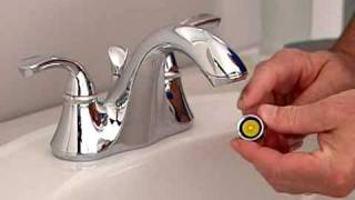 Save Water How to Install a Lowflow Faucet Aerator [upl. by Yllatan]