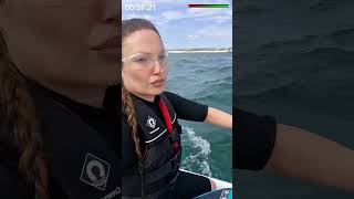 LARA CROFT JET SKI TOMB RAIDER WATER BOARD RIDING ANGELINA JOLIE COSPLAY [upl. by Anneis]