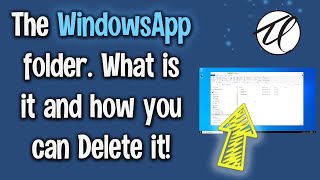 How to delete the WindowsApp folder on Windows 10 [upl. by Mchenry]