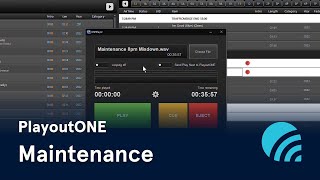 PlayoutONE Preparing for Maintenance [upl. by Yenor]