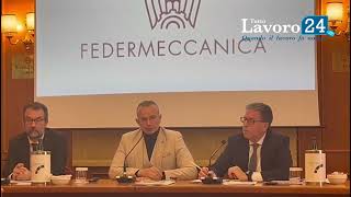 Rinnovo CCNL Metalmeccanica le prime dichiarazioni dei vertici di Federmeccanica  12 marzo 2024 [upl. by Akerboom]