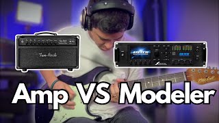 Guitar Amp VS Amp Modeler  Can You Tell The Difference [upl. by Aley917]