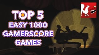 Top 5 Easy 1000 Gamerscore Games  Rooster Teeth [upl. by Rebme33]