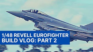 148 Revell Eurofighter Typhoon RAF Build Series  Part 2 Main assembly [upl. by Deana]