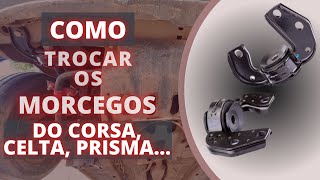 🛠 Como trocar os morcegos da suspenção do Corsa Celta Prisma [upl. by Razec]