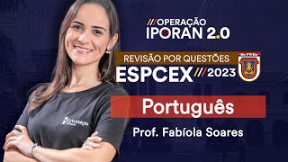 Revisão por Questões Português  EsPCEx 2023  Prof Fabíola Soares [upl. by Viviyan7]