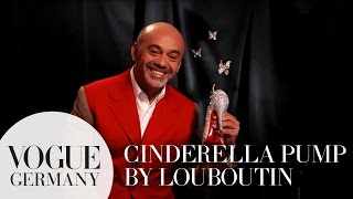 Designer Christian Louboutin gestaltet den Cinderella Pump  VOGUE Interview [upl. by Mavilia]