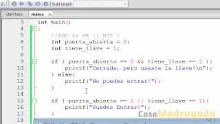 Tutorial Programacion en C  11  Operadores Logicos [upl. by Ina]